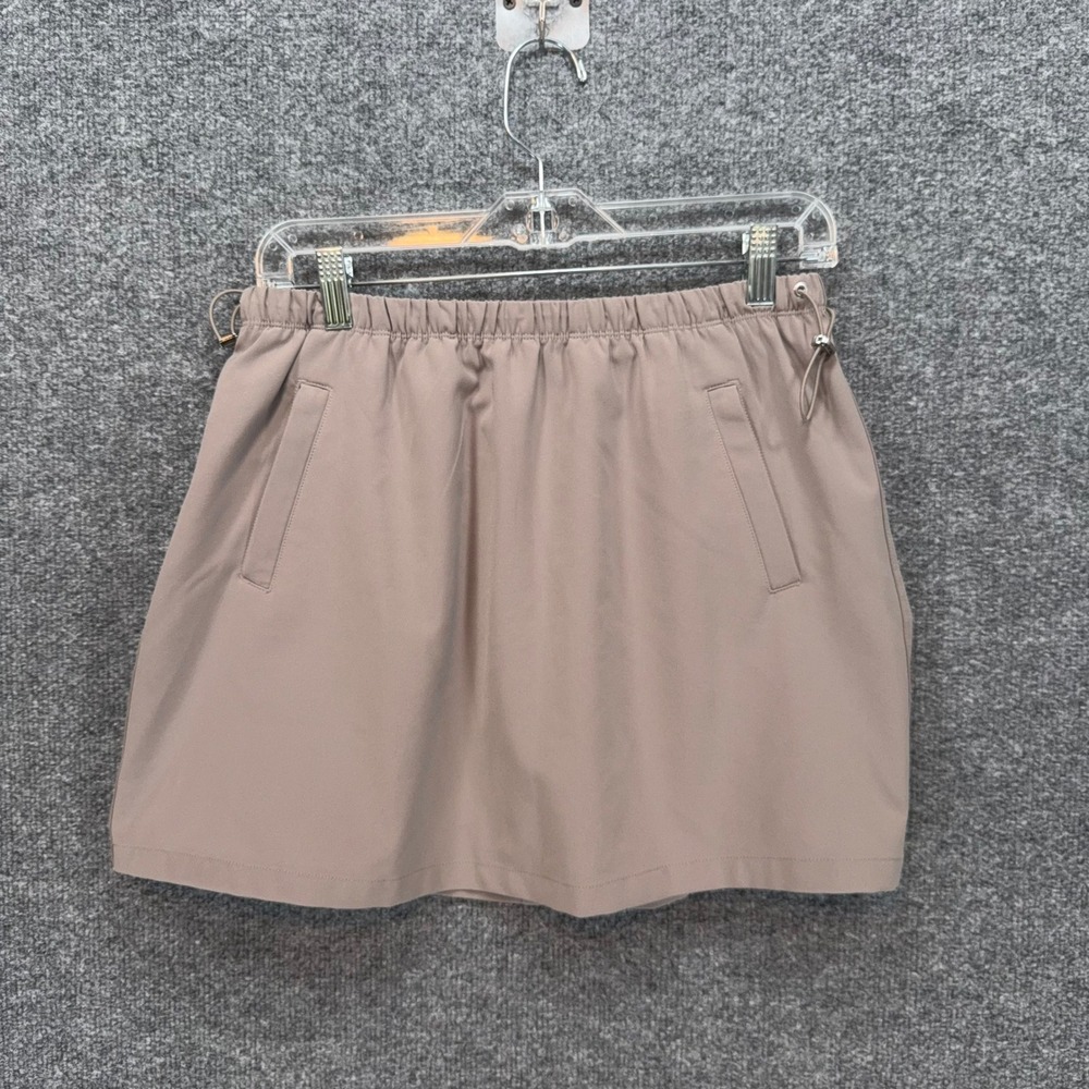 Athleta MVP Skort Women XS Brown Cinch Waist Athletic‎ Golf Tennis Hiking Skirt
